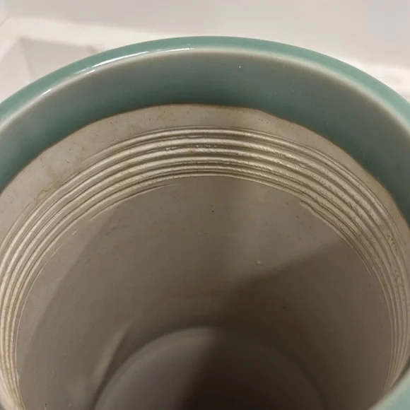 Japanese Ikebana Bamboo Ceramic Vase - Picture 6 of 7